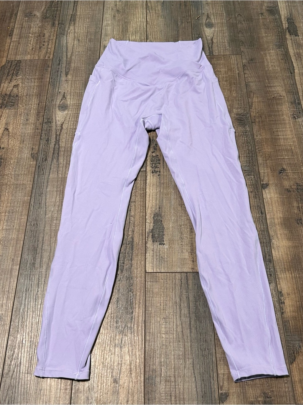 Unbranded Leggings Womens Size Small Cross Over Waist Lavender
